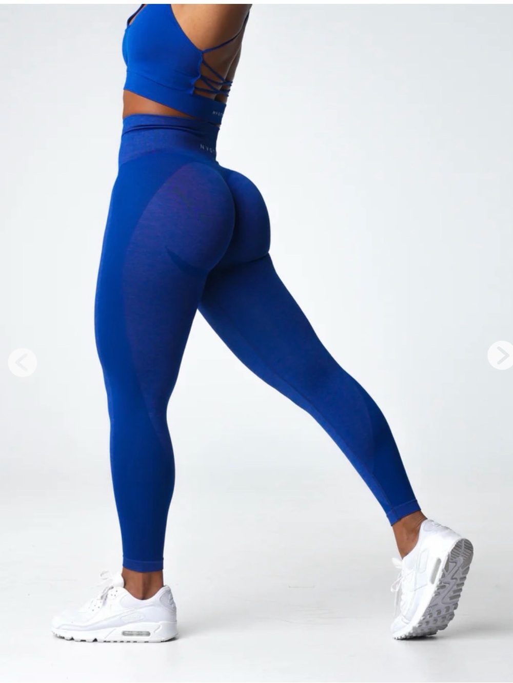 NVGTN Azure Blue Contour 2.0 Seamless Leggings